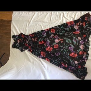 Two piece crop top and shorts set.